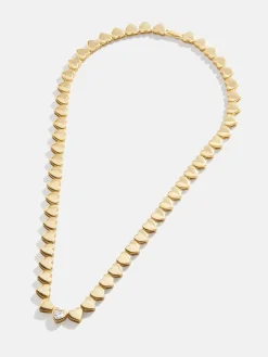 18K Gold Vermeil Daphne Tennis Necklace - Gold/Pavé