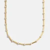 18K Gold Vermeil Eve Necklace - Gold/Pavé