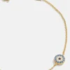 18K Gold Vermeil Evil Eye Bracelet - Pavé Evil Eye