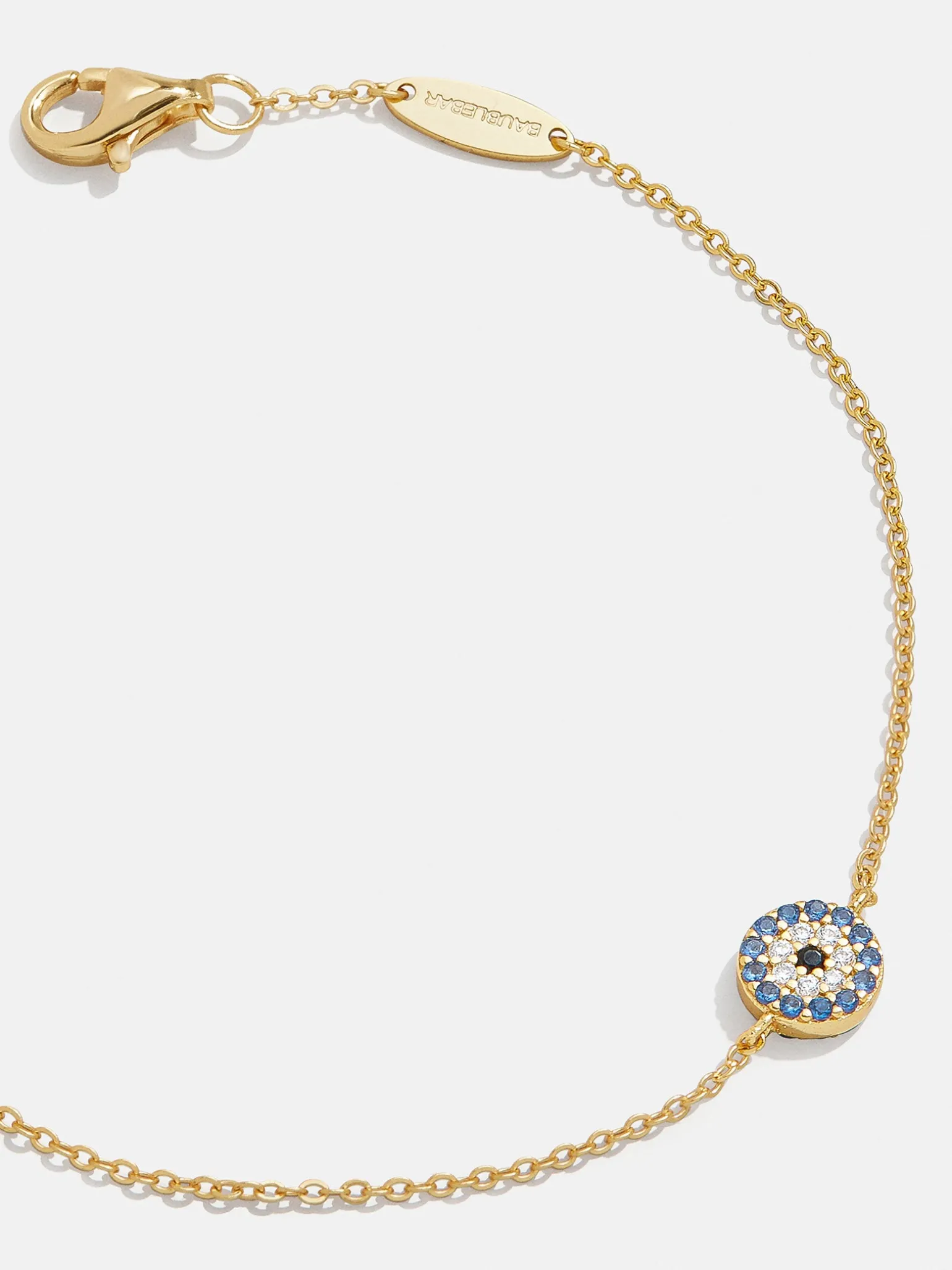 18K Gold Vermeil Evil Eye Bracelet - Pavé Evil Eye
