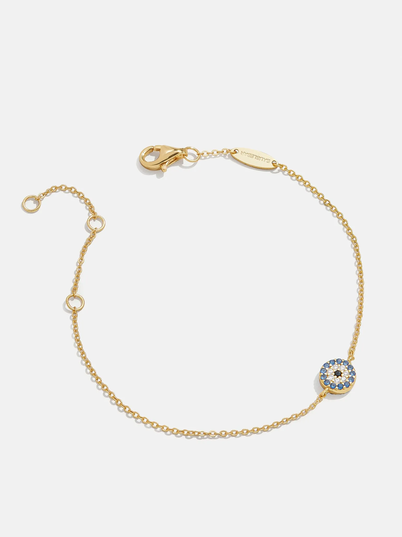 18K Gold Vermeil Evil Eye Bracelet - Pavé Evil Eye