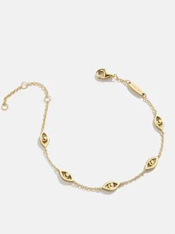 18K Gold Vermeil Evil Eye Bracelet - Evil Eye