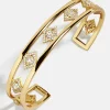 18K Gold Vermeil Evil Eye Cuff Bracelet - Evil Eye