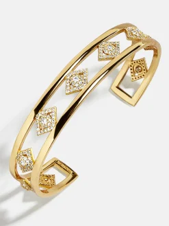 18K Gold Vermeil Evil Eye Cuff Bracelet - Evil Eye
