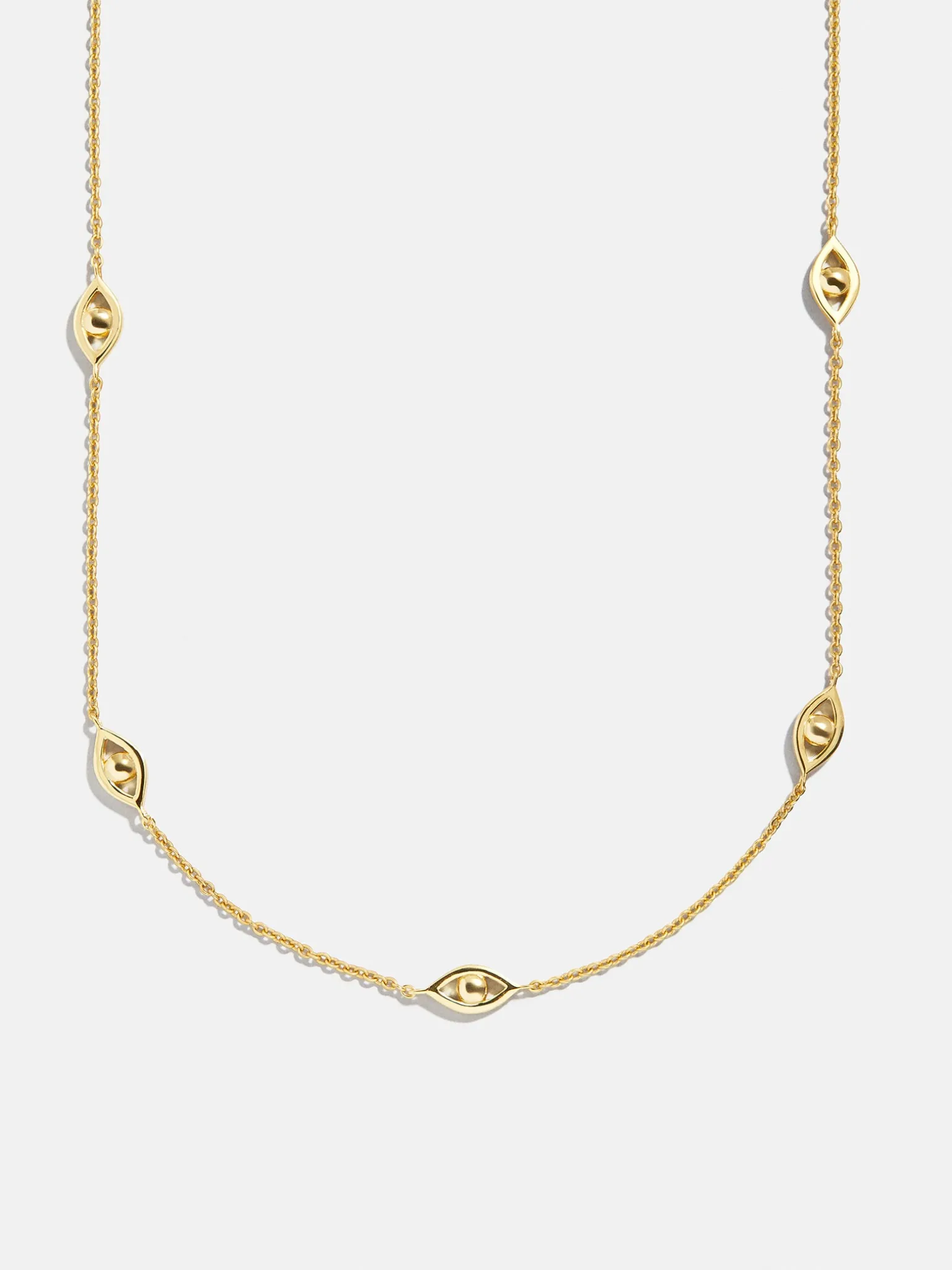18K Gold Vermeil Evil Eye Necklace - Evil Eye