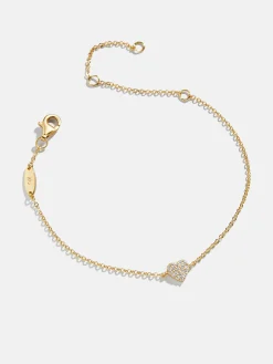 18K Gold Vermeil Heart Bracelet - Heart