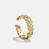 18K Gold Vermeil Heart Ear Cuff - Heart