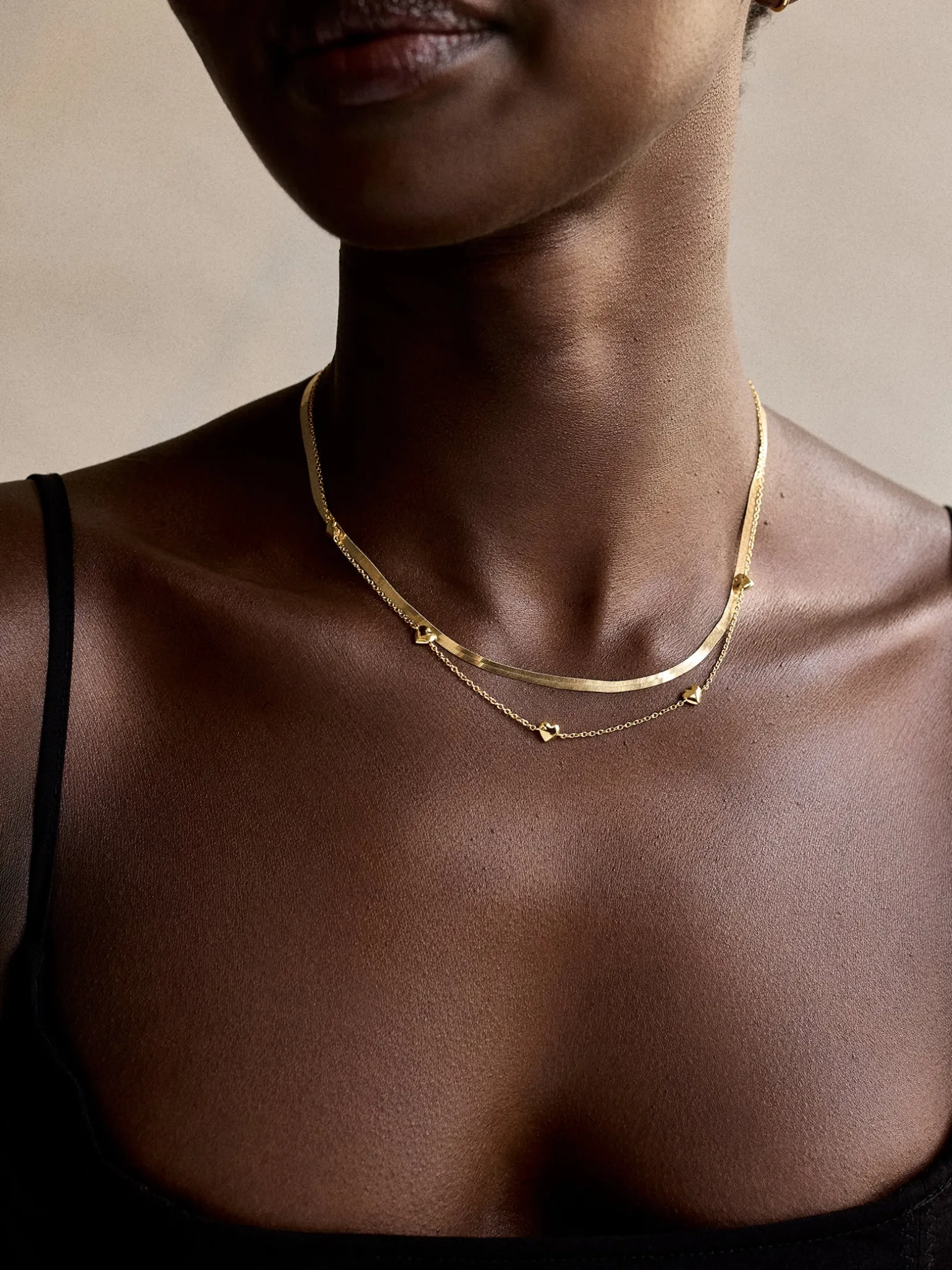 18K Gold Vermeil Heart Necklace - Heart