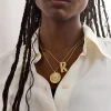 18K Gold Vermeil Heart Reversible Pendant Necklace - Heart