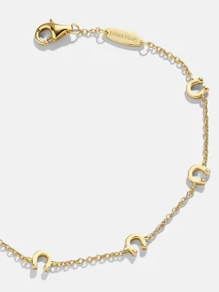 18K Gold Vermeil Horseshoe Bracelet - Horseshoe
