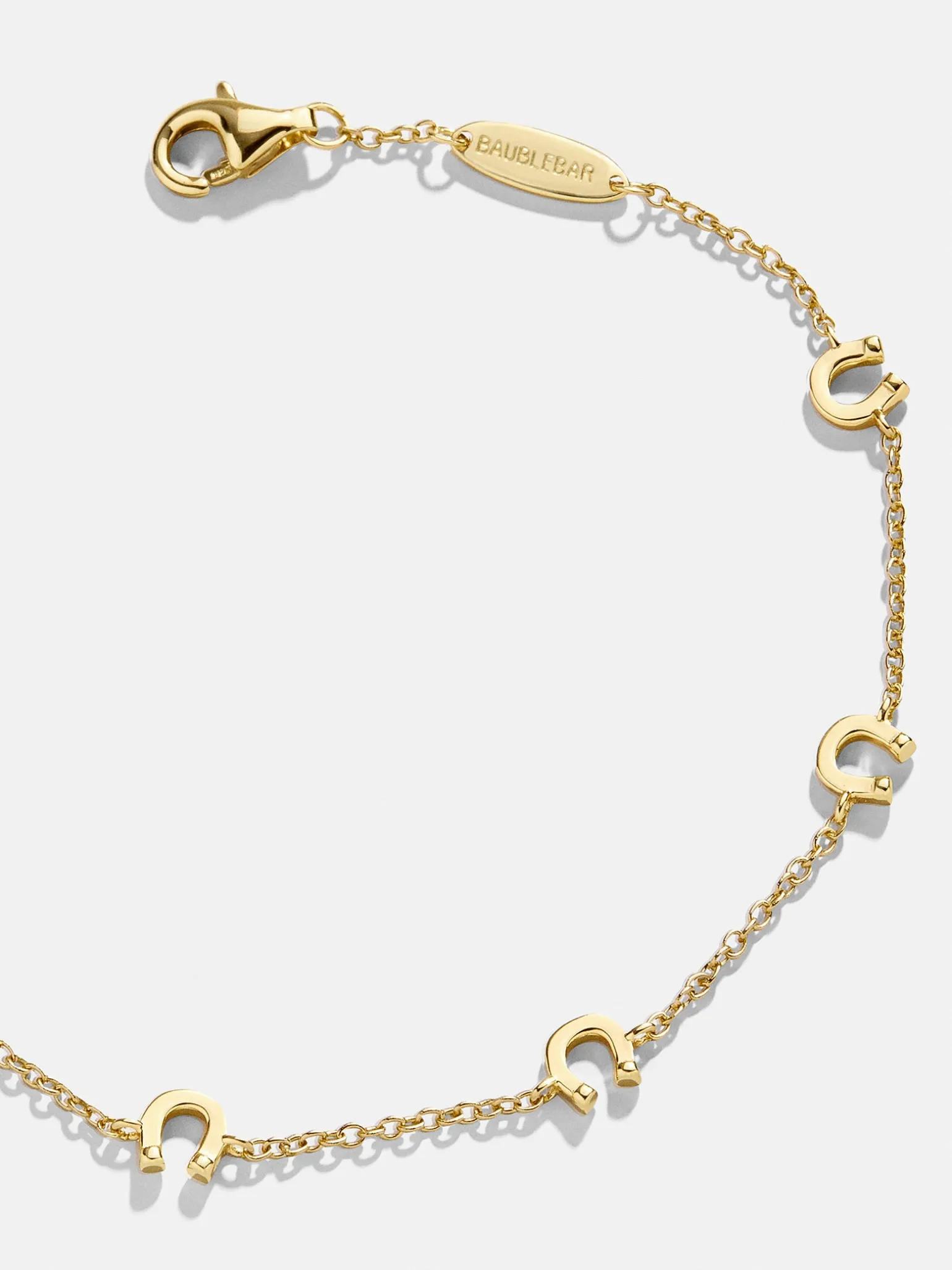 18K Gold Vermeil Horseshoe Bracelet - Horseshoe