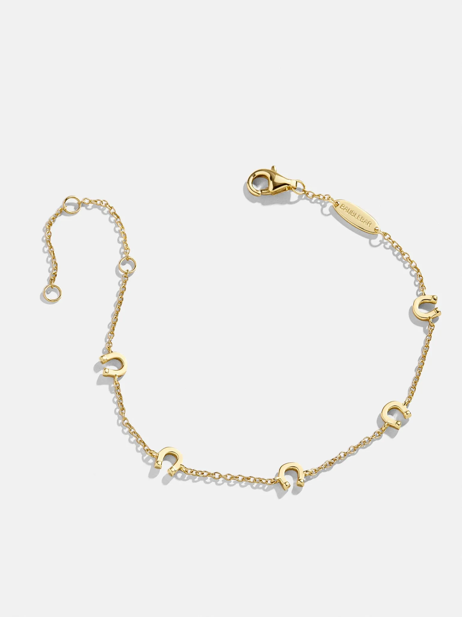 18K Gold Vermeil Horseshoe Bracelet - Horseshoe