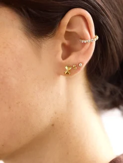 18K Gold Vermeil Just For Fun Earrings - Pasta