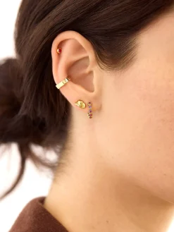 18K Gold Vermeil Just For Fun Earrings - Cowboy Hat