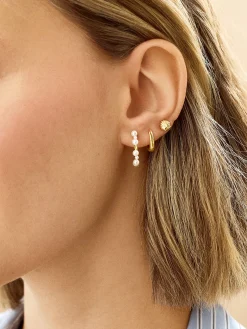 18K Gold Vermeil Just For Fun Earrings - Seashell
