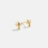 18K Gold Vermeil Just For Fun Earrings - Mushroom