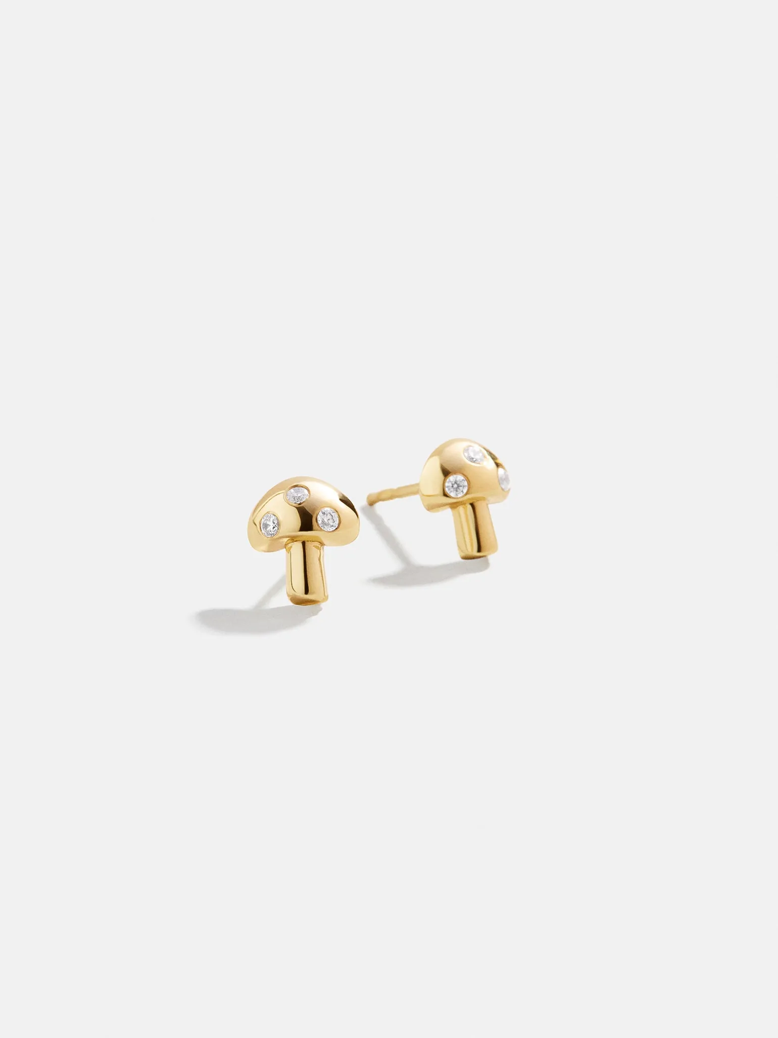 18K Gold Vermeil Just For Fun Earrings - Mushroom