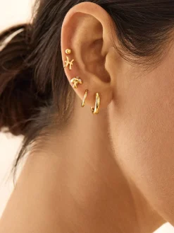 18K Gold Vermeil Just For Fun Earrings - Mushroom