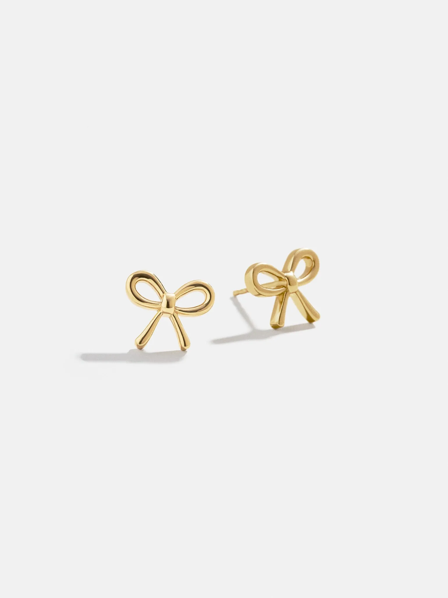 18K Gold Vermeil Just For Fun Earrings - Bow