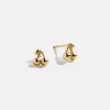 18K Gold Vermeil Just For Fun Earrings - Cherry