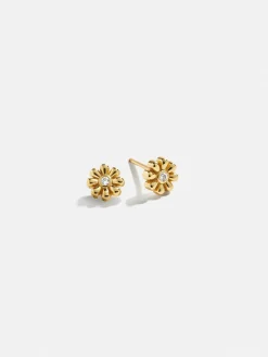 18K Gold Vermeil Just For Fun Earrings - Flower