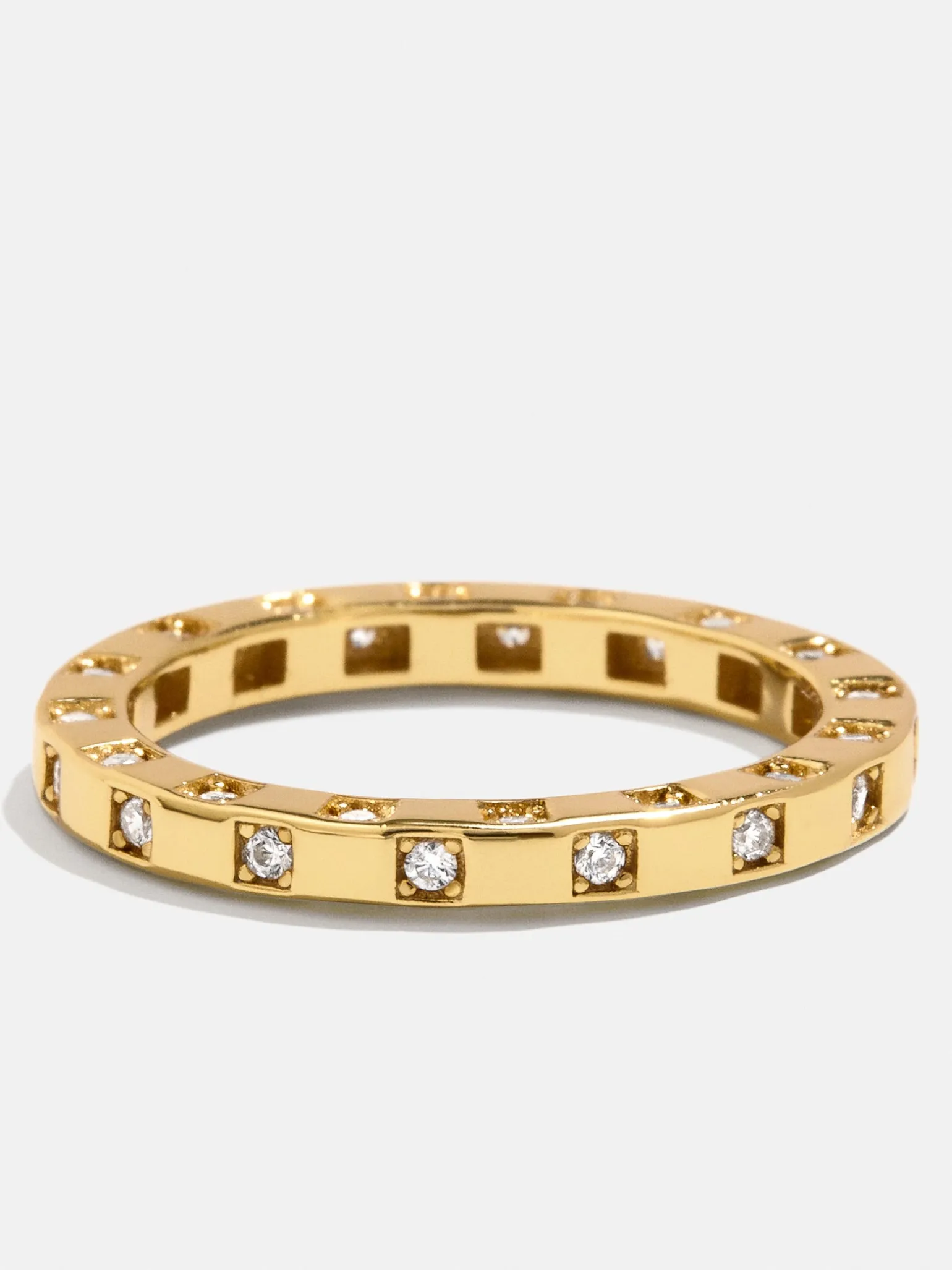 18K Gold Vermeil Mabel Ring - Gold/Pavé