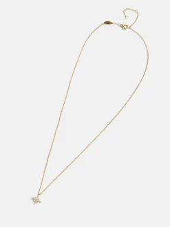 18K Gold Vermeil Motif Necklace - North Star