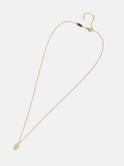 18K Gold Vermeil Motif Necklace - Hamsa