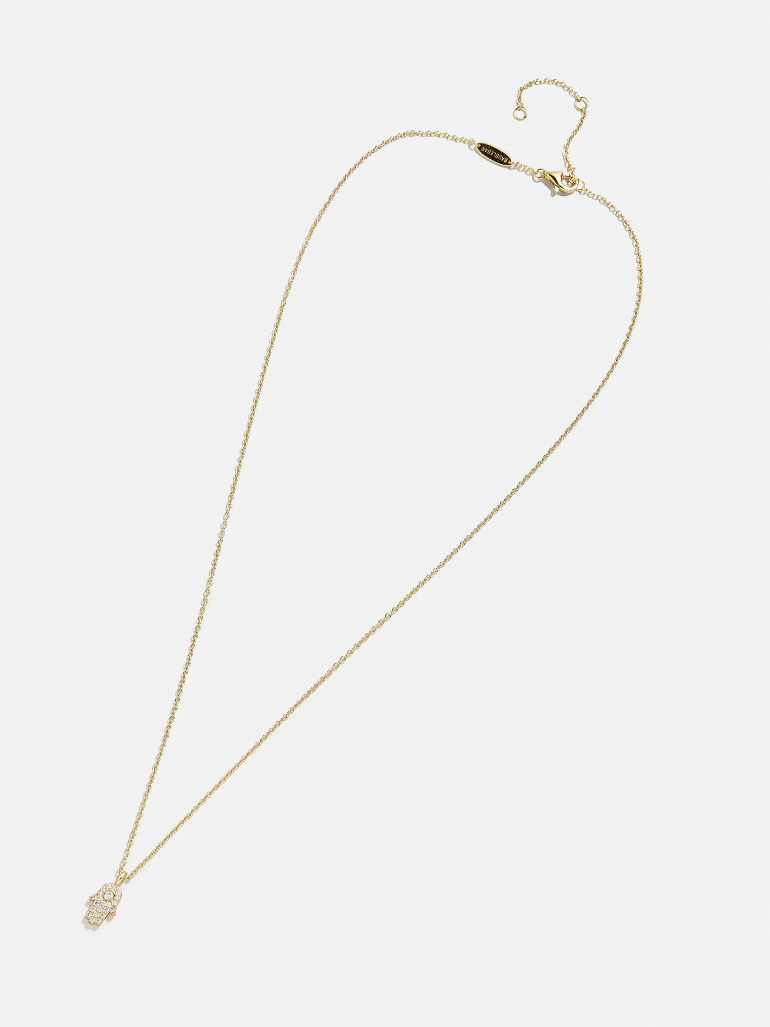 18K Gold Vermeil Motif Necklace - Hamsa