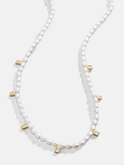 18K Gold Vermeil Myra Necklace - Gold/Pearl