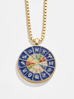 18K Gold Vermeil Reversible Medallion Necklace - Astro