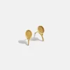 18K Gold Vermeil Sports Delicate Stud - Tennis