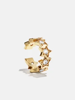 18K Gold Vermeil Star Ear Cuff - Star