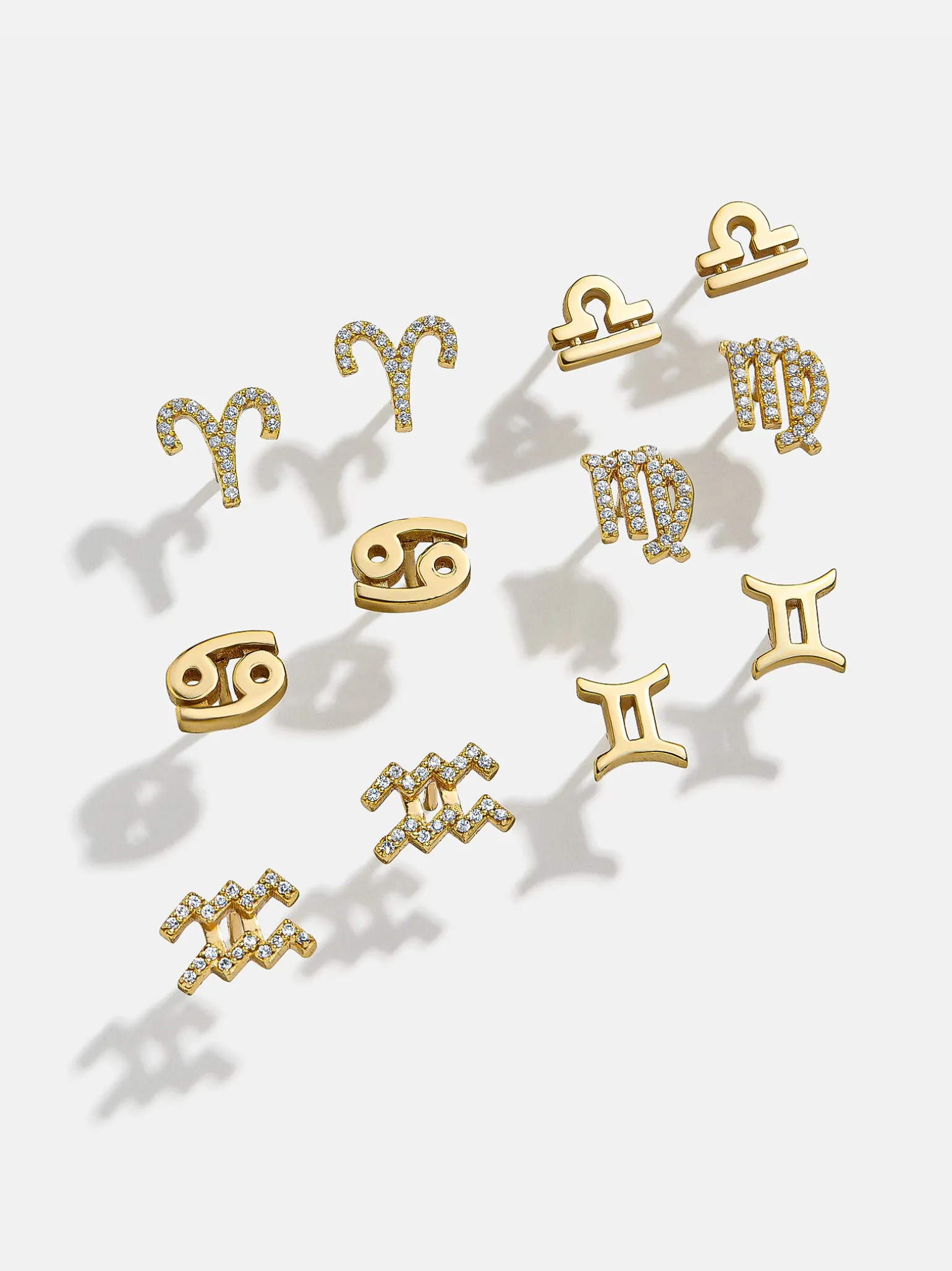 18K Gold Vermeil Zodiac Earrings - 18K Gold Vermeil