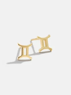 18K Gold Vermeil Zodiac Earrings - 18K Gold Vermeil