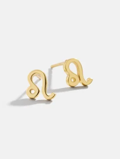 18K Gold Vermeil Zodiac Earrings - 18K Gold Vermeil