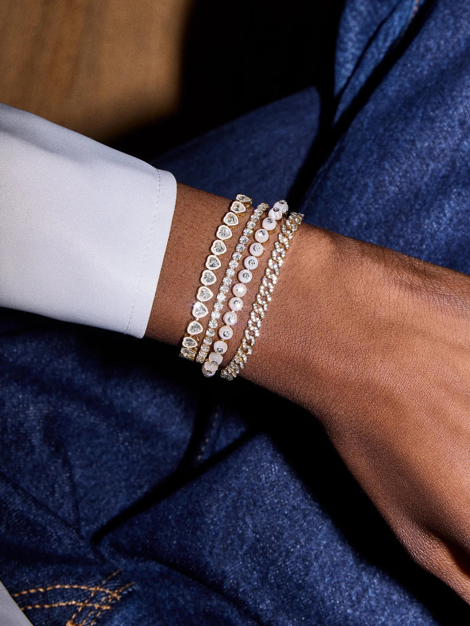 Kali Tennis Bracelet - Clear