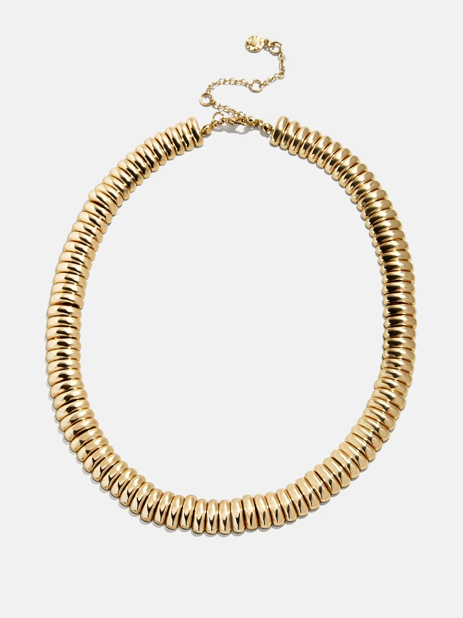 Keira Ribbed Necklace - Gold