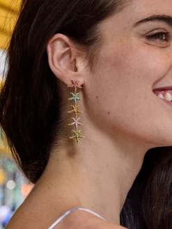 Kiana Starfish Earrings - Multi
