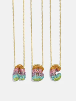 Kids' Bubble Initial Necklace - Multi