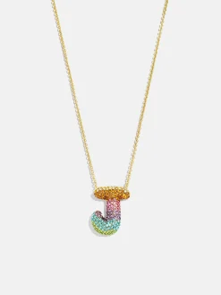 Kids' Bubble Initial Necklace - Multi