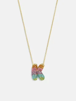 Kids' Bubble Initial Necklace - Multi