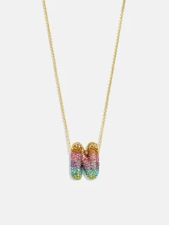 Kids' Bubble Initial Necklace - Multi