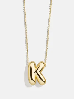 Kids' Bubble Initial Necklace - Gold