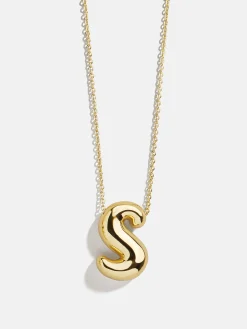 Kids' Bubble Initial Necklace - Gold