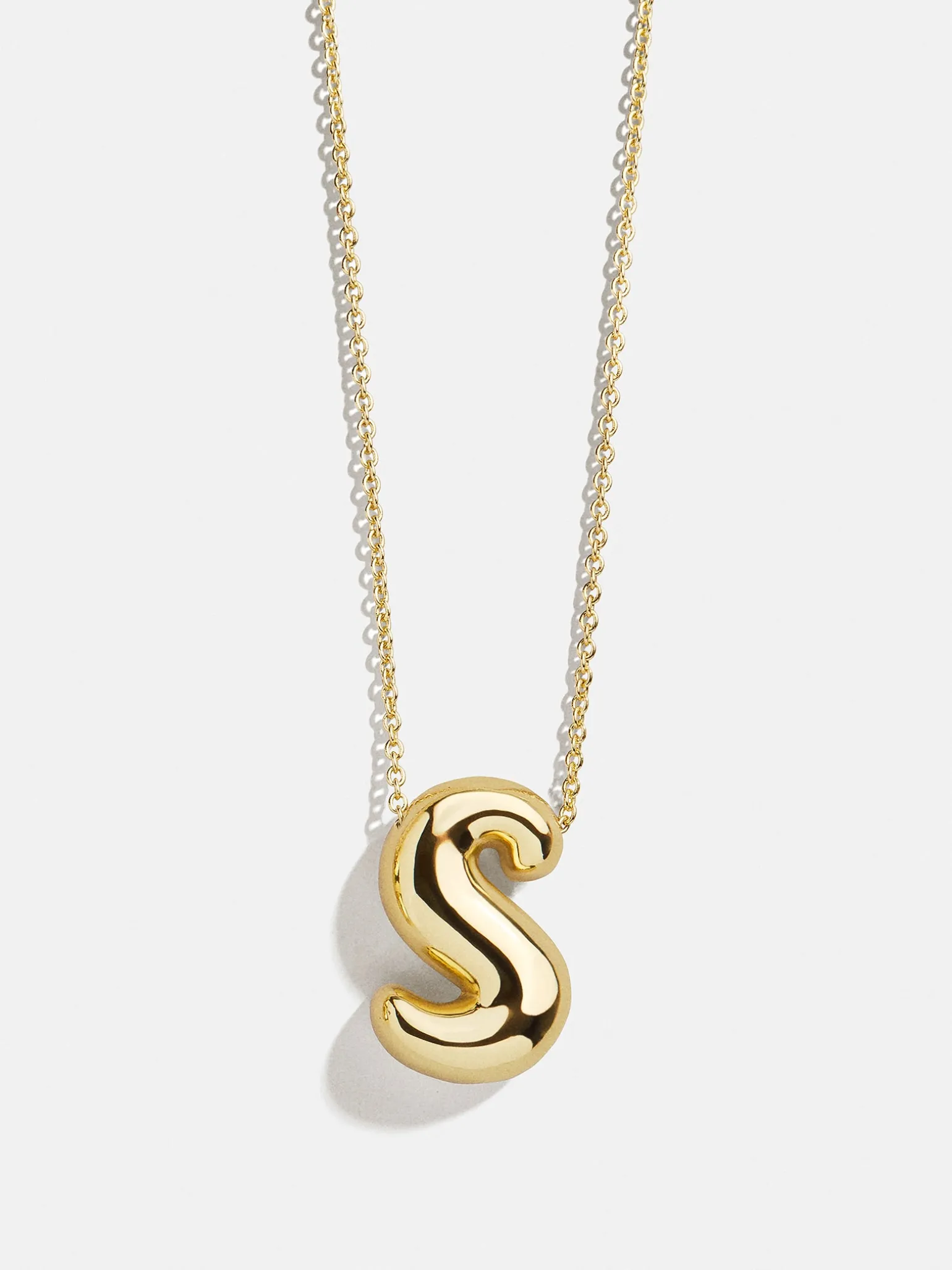 Kids' Bubble Initial Necklace - Gold