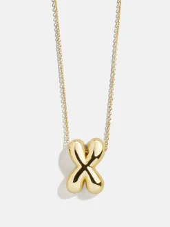 Kids' Bubble Initial Necklace - Gold