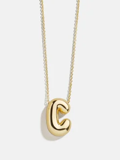 Kids' Bubble Initial Necklace - Gold
