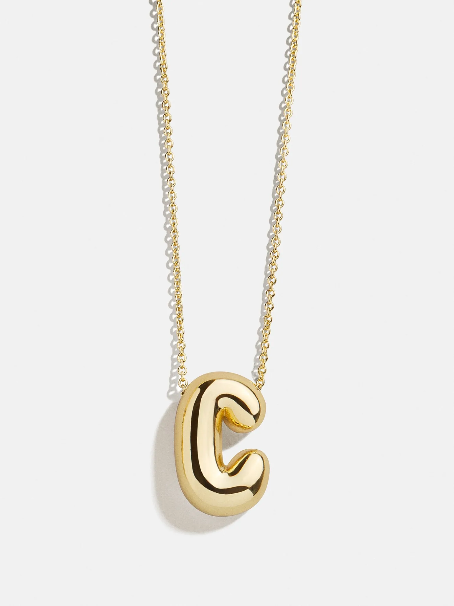 Kids' Bubble Initial Necklace - Gold