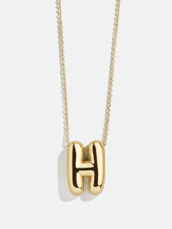 Kids' Bubble Initial Necklace - Gold
